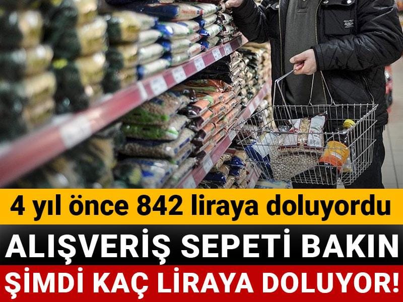 4 yil once 842 liraya doluyordu alisveris sepeti bakin simdi kac liraya doluyor UlS86nwp